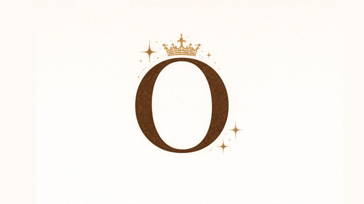 Illustrazione della lettera O per la lista di nomi con la O, maschili e femminili.