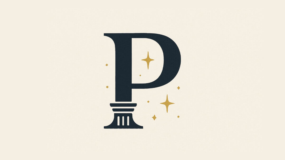 Illustrazione della lettera P per la lista di nomi con la P, maschili e femminili.