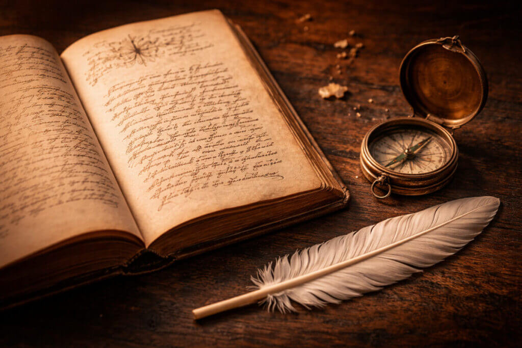 Composizione artistica che rappresenta la storia e la cultura legate al nome Alessandro